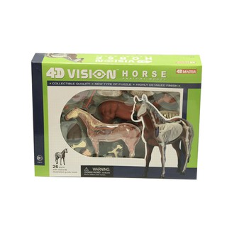 0279 โมลเดลสัตว์ โมเดลม้า (4D Vision Horse) , ของเล่นไม้, ของเล่น,สื่อการสอน,พร้อมส่ง