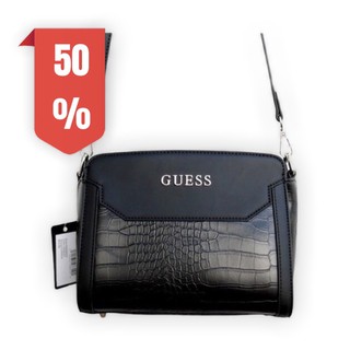 กระเป๋าสะพายไหล่ GUESS CROC EFFECT SHOULDER BAG