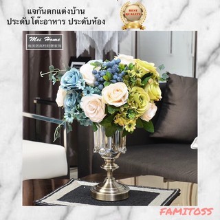 CT031E004 DECHOME แจกันตกแต่งบ้าน แจกัน ดอกไม้ปลอมเหมือนจริง ดอกไม้ประดิษฐ์พร้อมแจกัน แจกันแต่งบ้าน flower vase