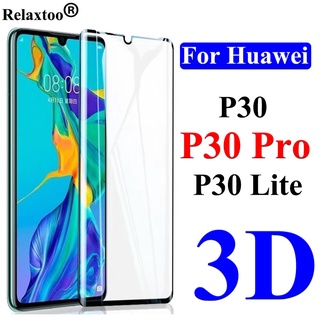 3D Full Cover Tempered Glass On The For Huawei P30 Pro Lite Tremp Screenprotector Huawai Huaweii P 30 30P Protective Glas Film