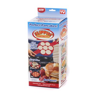 ทำขนม แพนเค้ก Flippin Fantastic Nonstick Pancake Maker Egg Ring Maker