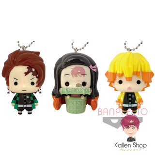 [พร้อมส่ง] ฟิกเกอร์แท้💯 Kimetsu no Yaiba - Kimetsu no Yaiba Yurayura Mascot (Bandai Spirits) พวงกุญแจดาบพิฆาตอสูร