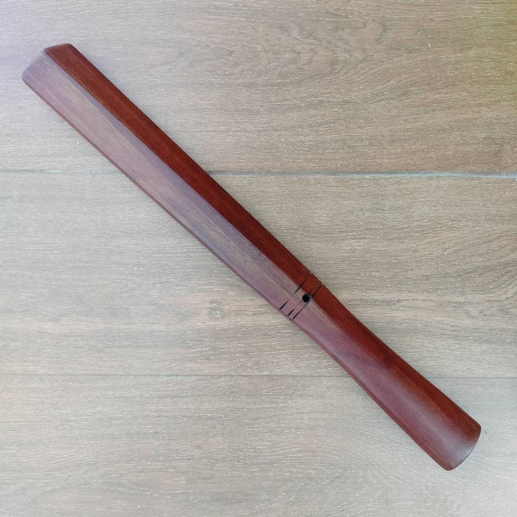 ไม้คมแฝกเด็ก คมแฝกขนาดเล็ก (ทำจากไม้สักทอง ยาว 40 Cm. ลงแว็กซ์ทำสีขัด ...