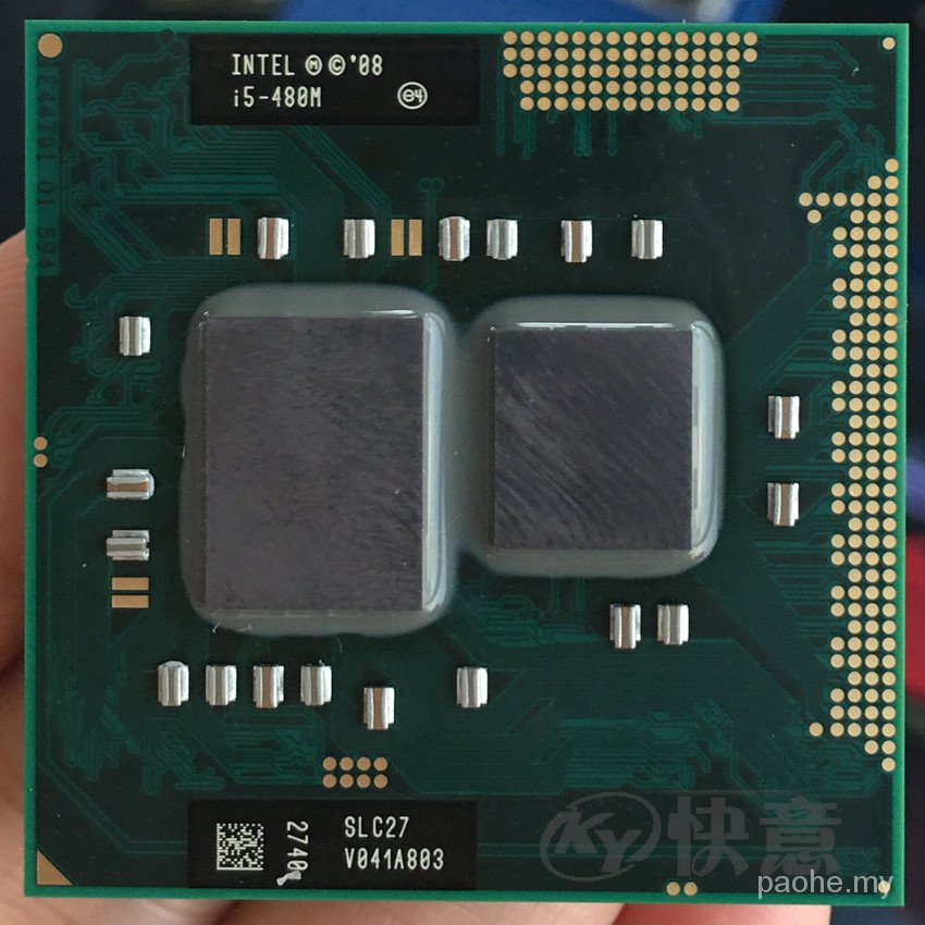 Intel Core I5 480m CPU 3M/2.36GHz/2933 MHz/Dual-Core แล็ปท็อปโปรเซสเซอร์ I5-480M ใช้งานร่วมกับ HM57 