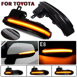 ไฟเลี้ยวไดนามิก LED ติดกระจกมองข้าง สําหรับ Toyota Alphard Vellfire Tacoma N300 RAV4 XA50 Highlander XU70 2020