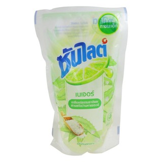 น้ำยาล้างจานชนิดเติม ซันไลต์ เนเจอร์ 500 มล. แพ็ค 3  DISHWASHING LIQUID REFILL SUNLIGHT NATURE 500ML 3PACK