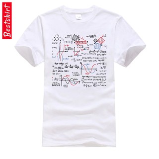 เสื้อยืดลายกราฟฟิกคณิตศาสตร์สําหรับผู้ชาย