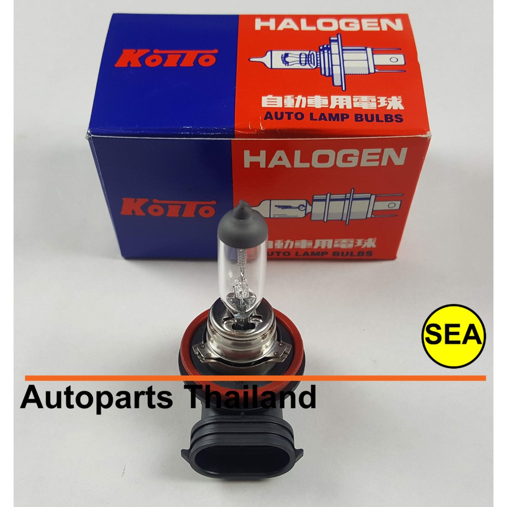 หลอดไฟหน้า H11 24V 70W ยี่ห้อ KOITO งานแท้ made in Japan (1หลอด)