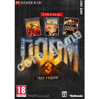 DOOM 3 Bfg edition [ ติดตั้งง่าย ] 3 in 1  แผ่นเกมส์ แฟลชไดร์ฟ เกมส์คอมพิวเตอร์  PC โน๊ตบุ๊ค