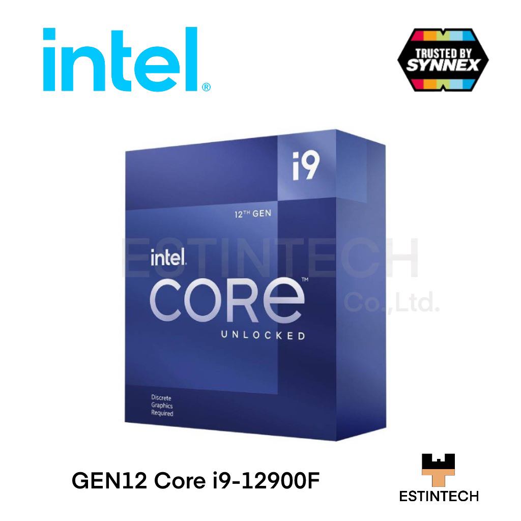CPU (ซีพียู) INTEL 1700 CORE I9-12900F 2.4 GHz 16C/24T ของใหม่ประกัน 3ปี