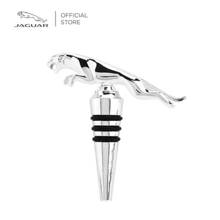 JAGUAR LEAPER BOTTLE STOPPER - SILVER