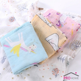 มัสลินคอตตอน 100% ขนาด ผ้าห่อตัวเด็กแรกเกิด 120*120 cm Muslin Baby towel