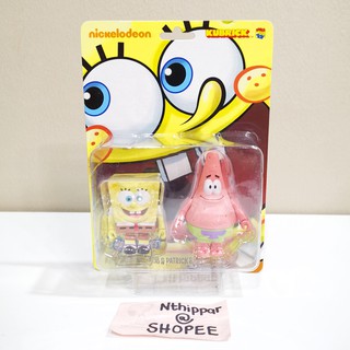 +++ ขาย Bearbrick Be@rbrick Kubrick 100% Spongebob &amp; Patrick ของใหม่ ของแท้ พร้อมส่ง +++ Nickelodean Medicom