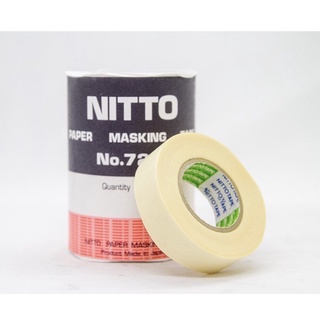 กระดาษเทปกาวนิตโต้ Nitto แพ็ค 5 ม้วน หน้ากว้าง 18 มิล ยาว 18 เมตร/ม้วน