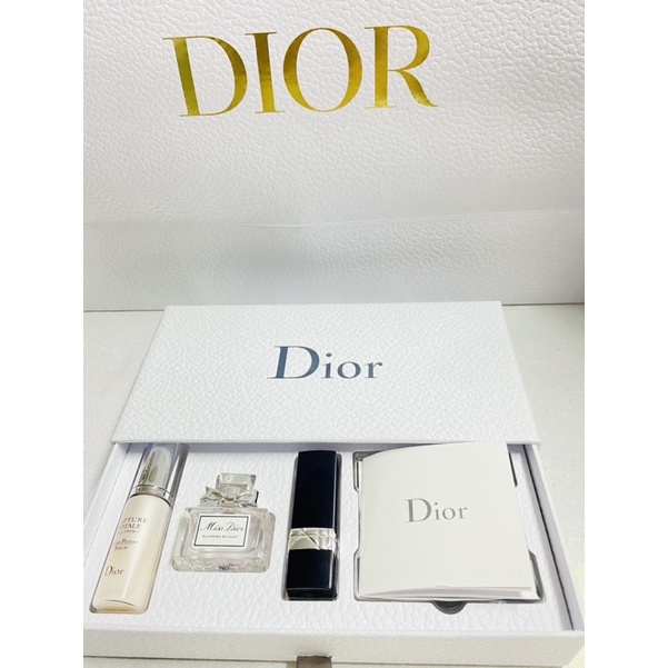 Set เครื่องสำอางค์ Dior ประกอบด้วย Capture Super Potent Serum 7Ml,Missdior  Blooming Bouquet 5Ml,ลิป Dior Rouge 999 Matte | Shopee Thailand