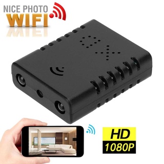 Nice Photo 1080P Mini Wifi กล้องบันทึกวิดีโออินฟราเรดมองเห็นที่มืดตรวจจับความเคลื่อนไหว