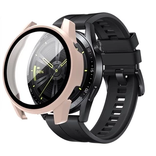 ป้องกันหน้าจอ PC กรณีคลุมทั้งหมดอุปกรณ์เสริมสําหรับ Huawei Watch GT3 GT4 GT5 GT6 46mm 42mm GT2 Pro