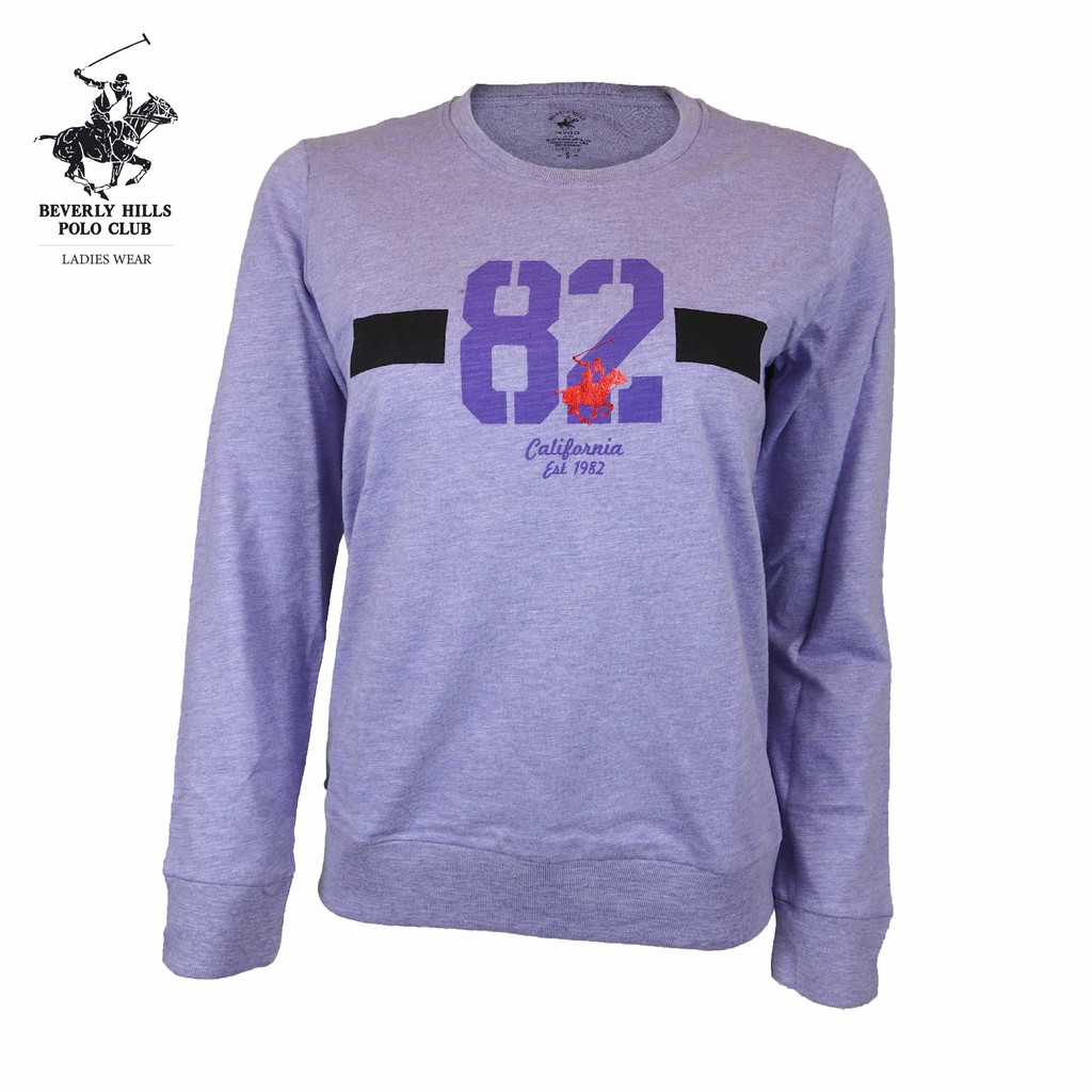 BHPC BHT771 ผู้หญิงเสื้อกันหนาว Wanita Cotton Jersey กราฟิก | เสื้อสเวตเตอร์คอกลมเสื้อสวมหัวลําลอง R