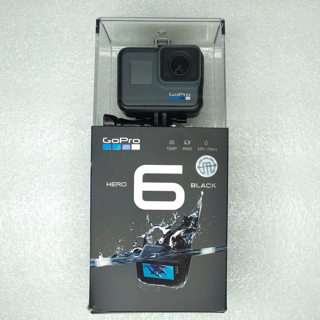 GoPro HERO 6 มือสอง พร้อมกล่องและอุปกรณ์ต่างๆ