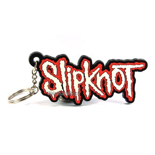 SLIPKNOT พวงกุญแจ ยาง พรีเมี่ยม สลิปน็อต อีโม ร็อค เมทัล  2-3 วันรับของ SKT96