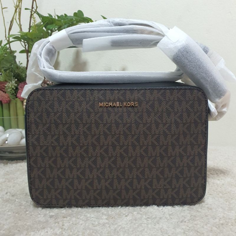 💚แท้💯 พร้อมส่ง💚กระเป๋าสะพาย MK Shop สวยมาก MICHAEL MICHAEL KORS Jet Set 32F8GF5M2B Medium Camera Bag