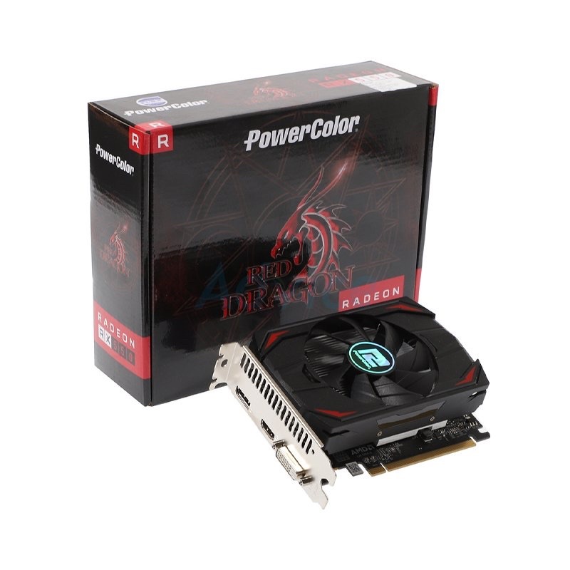 VGA POWER COLOR RADEON RX 550 RED DRAGON - 4GB DDR5 [AXRX 550 4GBD5-DH ...