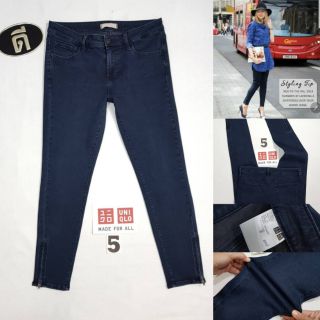 5.Uniqlo skinny ปลายขาซิป มีเอววัดจริง 30 , 31