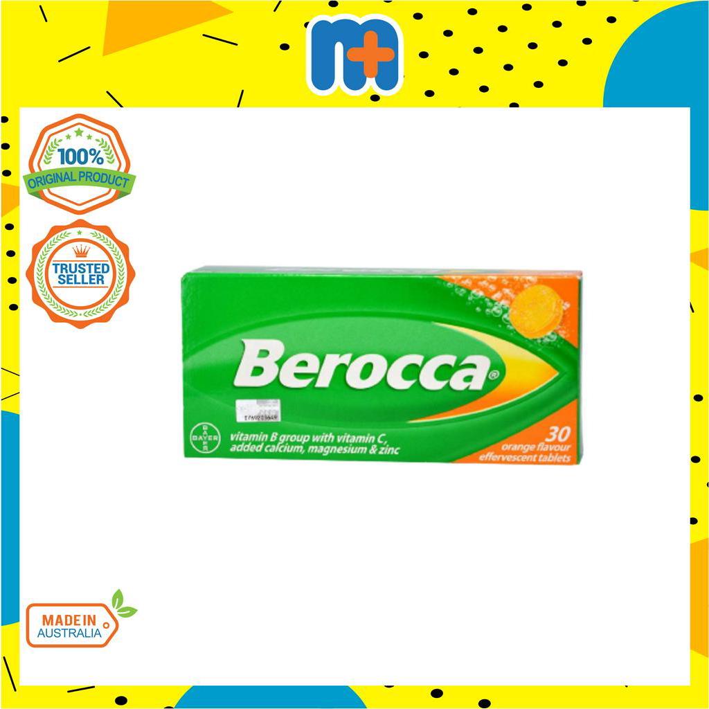 [MPLUS] Berocca Effervescent Tablet - สีส้ม 30s