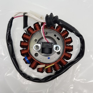 มัดไฟ ขดลวดจานไฟ ชุดจานไฟ ฟิลคอยล์  SPARK 135 I แท้ YAMAHA STATOR ASSY