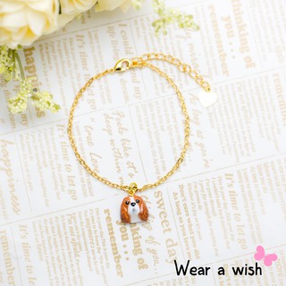 Bracelet / สร้อยข้อมือ : Cavalier King Charles Spaniel / คาวาเลียร์ คิง ชาลส์ สแปเนียล