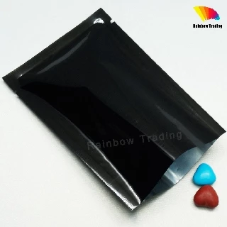ราคาส่ง !! ซองซีล 3ด้าน ถุงฟอยล์สีดำทึบ ตั้งไม่ได้ (1,000ใบ) :CW