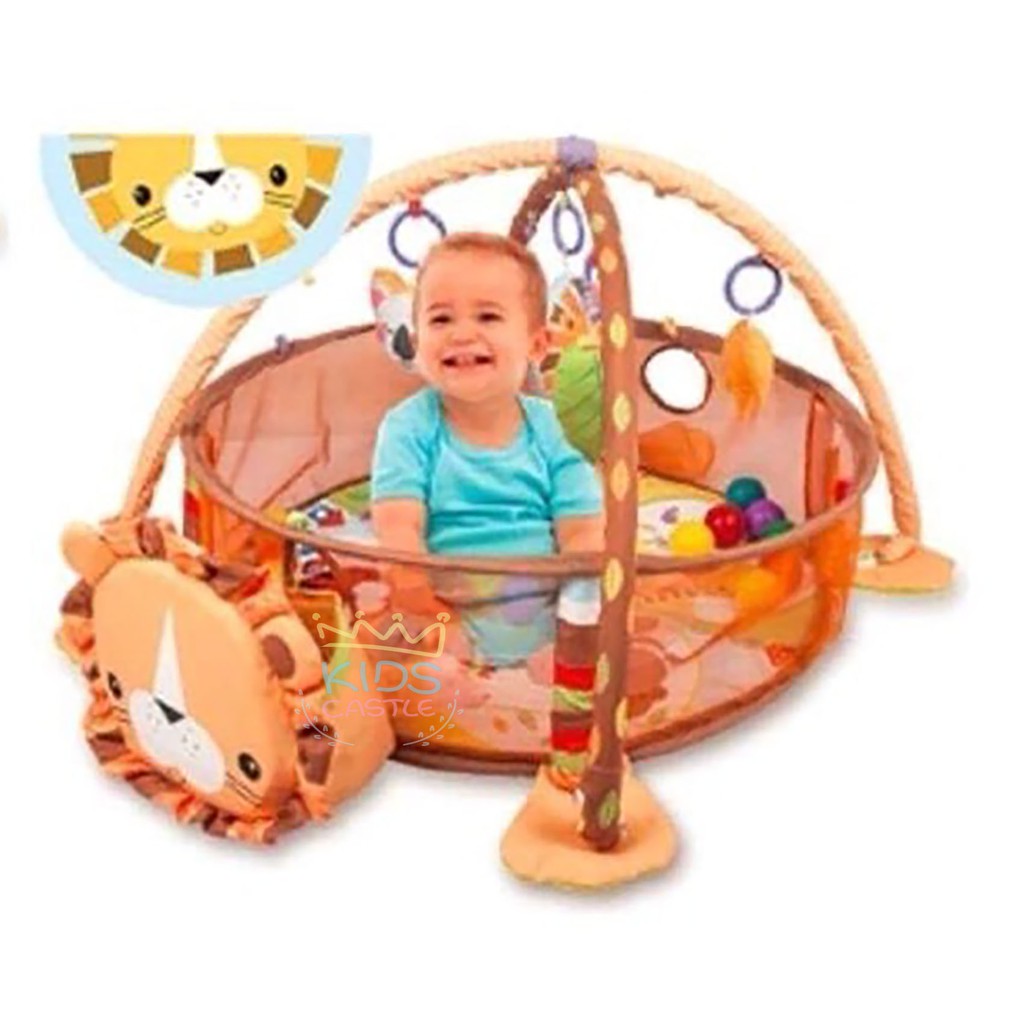 บ่อบอล บ่อบอลสิงโต ที่นอนกิจกรรมพร้อม ลูกบอล Activity Gym&Ball Pit