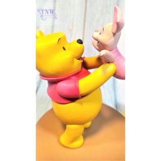 [ มือสอง งานแท้ ญี่ปุ่น ] Pooh &amp; Piglet พูห์ &amp; พิกเล็ต ขนาด 6" winnie the pooh วินนี่ เดอะ พูห์