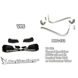 การ์ดแฮนด์ barkbusters รหัส BHG-152 พร้อมใบการ์ด VPS UNIVERSAL Hardware Kit -Two Point Mount (Tapered) FuriiShop