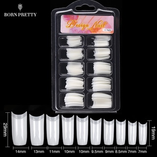 BORN PRETTY เล็บปลอม ลายนักบินฝรั่งเศสน่ารัก 100 ชิ้น ต่อกล่อง