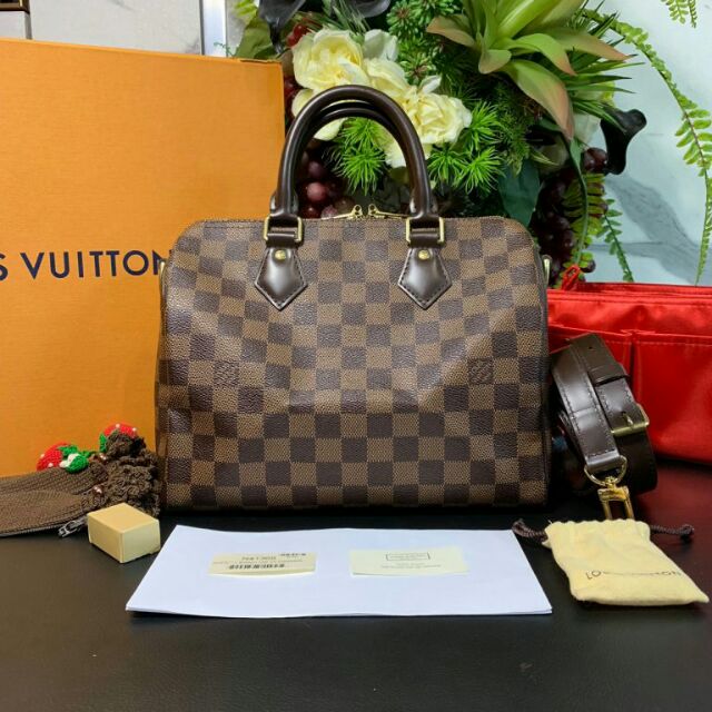 Like New LV Speedy Ban Damier 25 2016 ใบเสร็จ2017