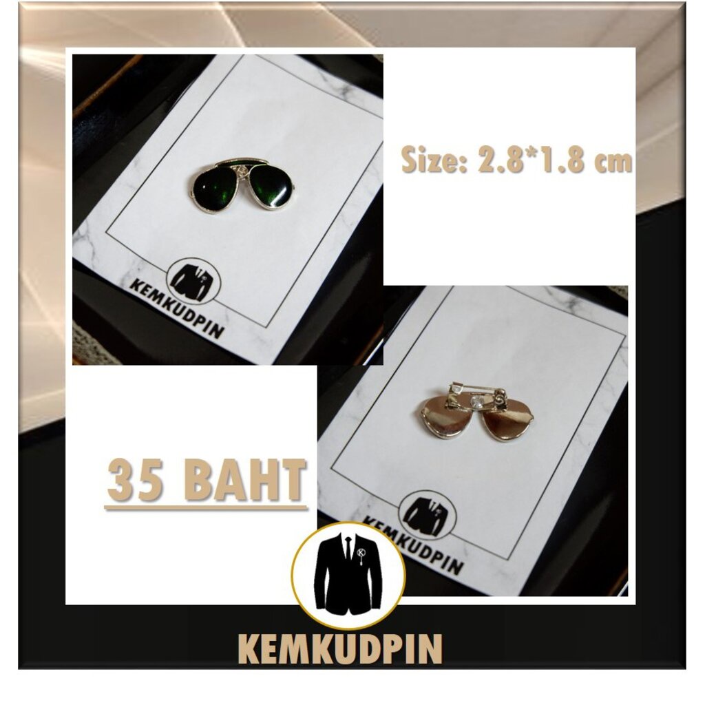 เข็มกลัดติดสูท ติดเสื้อ Lapel pin แว่นสายตา - รูปที่ 6