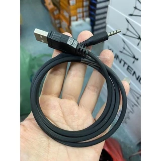 สายแปลง AUX to USB ยาว 1 เมตร ใช้ต่อโทรศัพท์มือถือกับวิทยุในรถยนต์