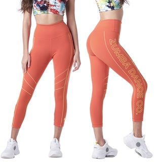 Zumba Dance Co. High Waisted Crop Leggings (กางเกงเลกกิ้งออกกำลังกายซุมบ้า)