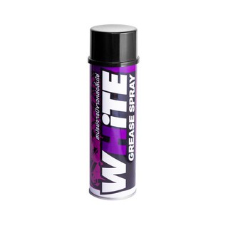 WHITE GREASE SPRAY สเปรย์หล่อลื่นโซ่ จารบีขาว 600 ml.