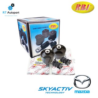 RBI บูชปีกนก Mazda2 Skyactive ปี14-20 / บูชปีกนกล่าง บู๊ชปีกนก บูทปีกนก Mazda 2 / D09H 34 350E / D09H-34-350E-1