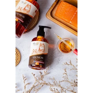 PARI Salmon Oil for Petน้ำมันปลาแซลมอนแท้ ลดขนร่วงบำรุงขนช่วยเจริญอาหารบำรุงสุขภาพสำหรับสุนัขและแมว