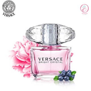 พร้อมส่ง🥰Versace Bright Crystal EDT 90ml น้ำหอมผู้หญิง น้ำหอมพีช น้ำหอมแบ่งขายแท้หญิง(กลิ่นหอมจากดอกไม้ผลไม้ ติดทนนาน รั