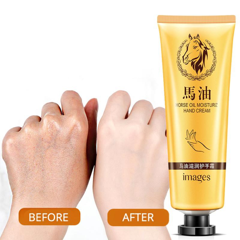 Horse Oil Repair Hand Cream Moisturizing Anti-chapping Skin Whitening Hand Cream Winter Anti-crack Hand Cream Skincare