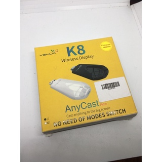 Yehua K8ไร้สายTv Stick Wifi Anycast Airplay Dongle Miracast DLNA Mirroring HD 1080P Receiver มือสอง