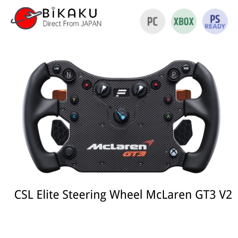🇯🇵【Direct from japan】original Fanatec ฟานาเทค CSL elite steering wheel McLaren GT3 V2 racing games Accessories Compatible Xbox/pc/PlayStation platforms