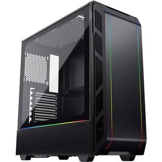 Case Phanteks Eclipse P350X (PH-EC350PTG_DBK) Compact EATX Mid-tower Case, Tempered Glass, RGB, Black #เคสเกมมิ่ง