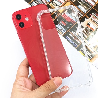 เคส VIVO  V7/V5+/V9/V17/V19/V15PRO/S1/V20/Y20/Y30/Y31/Y12/17/Y91/95/ TPU ขอบนิ่ม ใสหลังแข็ง กันกระแทกมุม