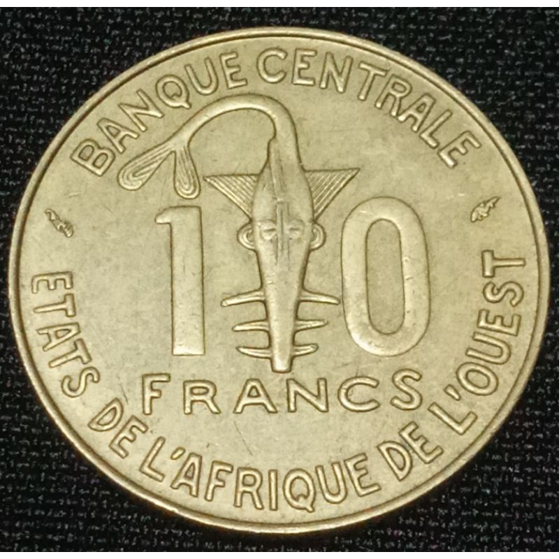 เหรียญเก่า(312)แอฟริกาตะวันตก 1989