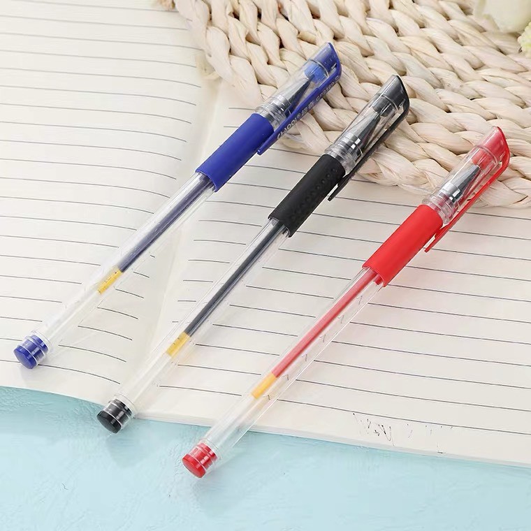 ถูกที่สุด!! ปากกาหมึกเจล มี 3 สีให้เลือก 0.5mm หัวเข็ม ปากกาหัวเข็ม ปากกาน้ำเงิน ขนาดหัวปากกา 0.5m#H001